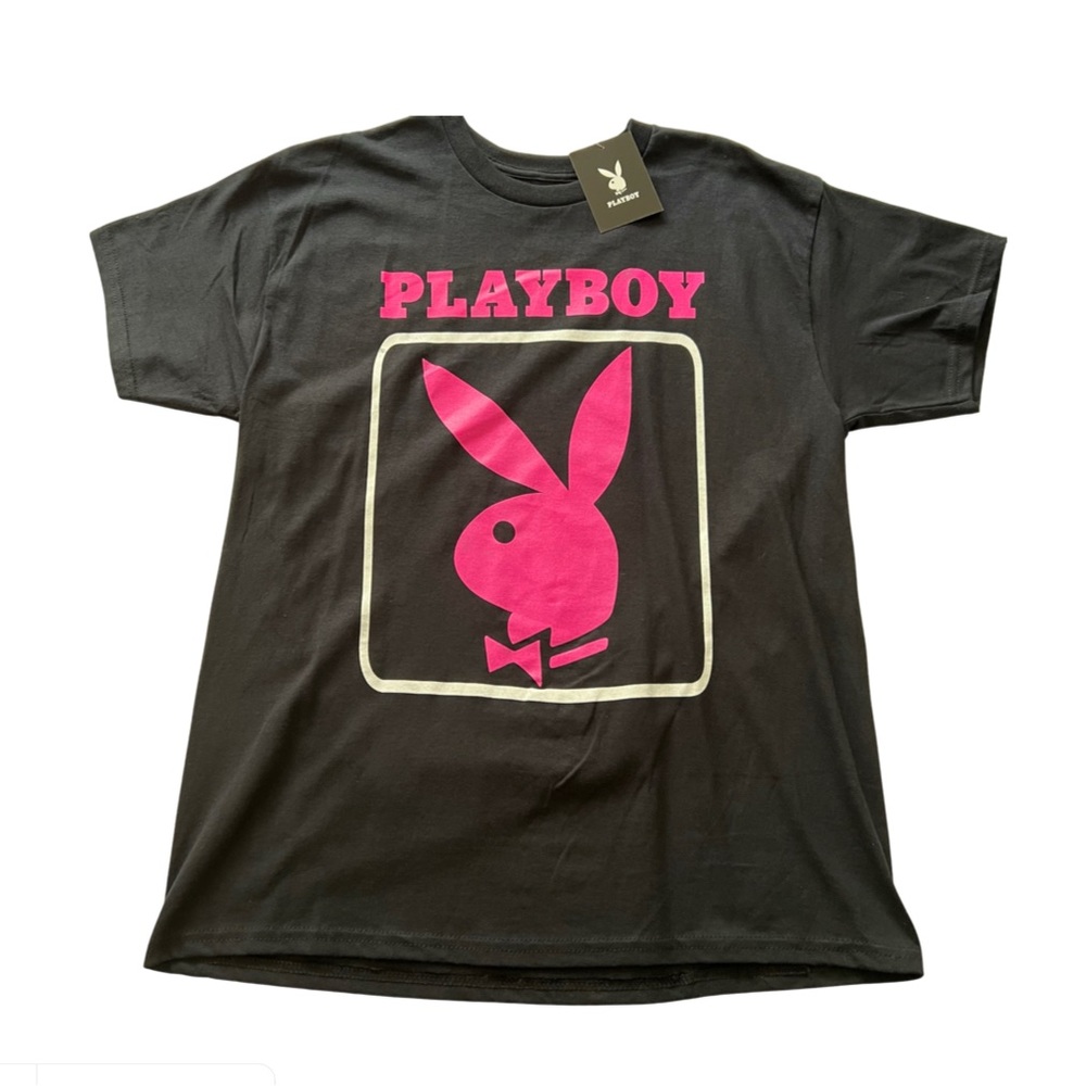 Black and Pink PlayBoy Bunny Shirt